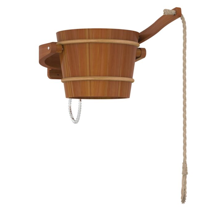Secchio in legno di stemperamento corporeo Cedro